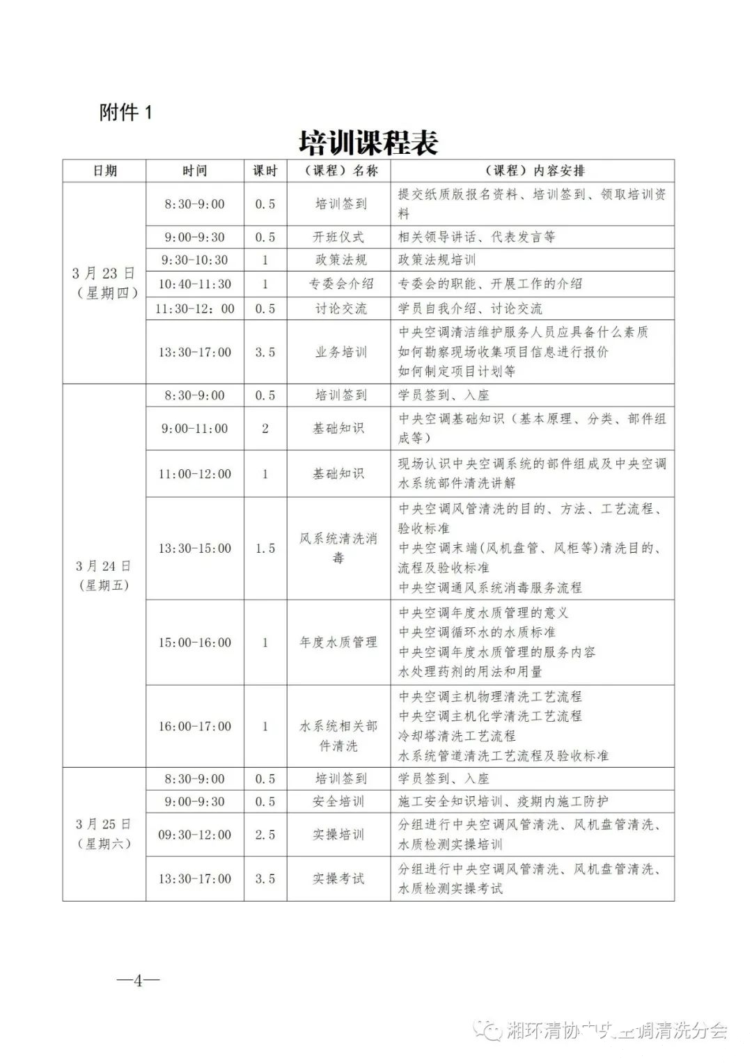 【重要通知】第二十二期湖南省集中空調清洗消毒職業技能培訓開班啦！(圖4)